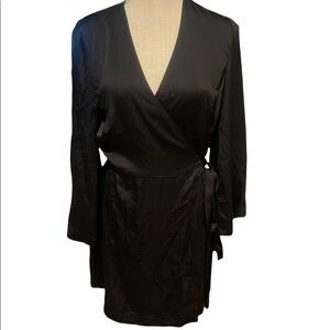 Bardot mini wrap dress